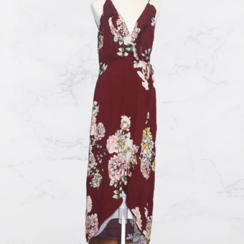 ASTR • Revolve “Lucia” Multi Floral Maxi Dress - Picture 4 of 8